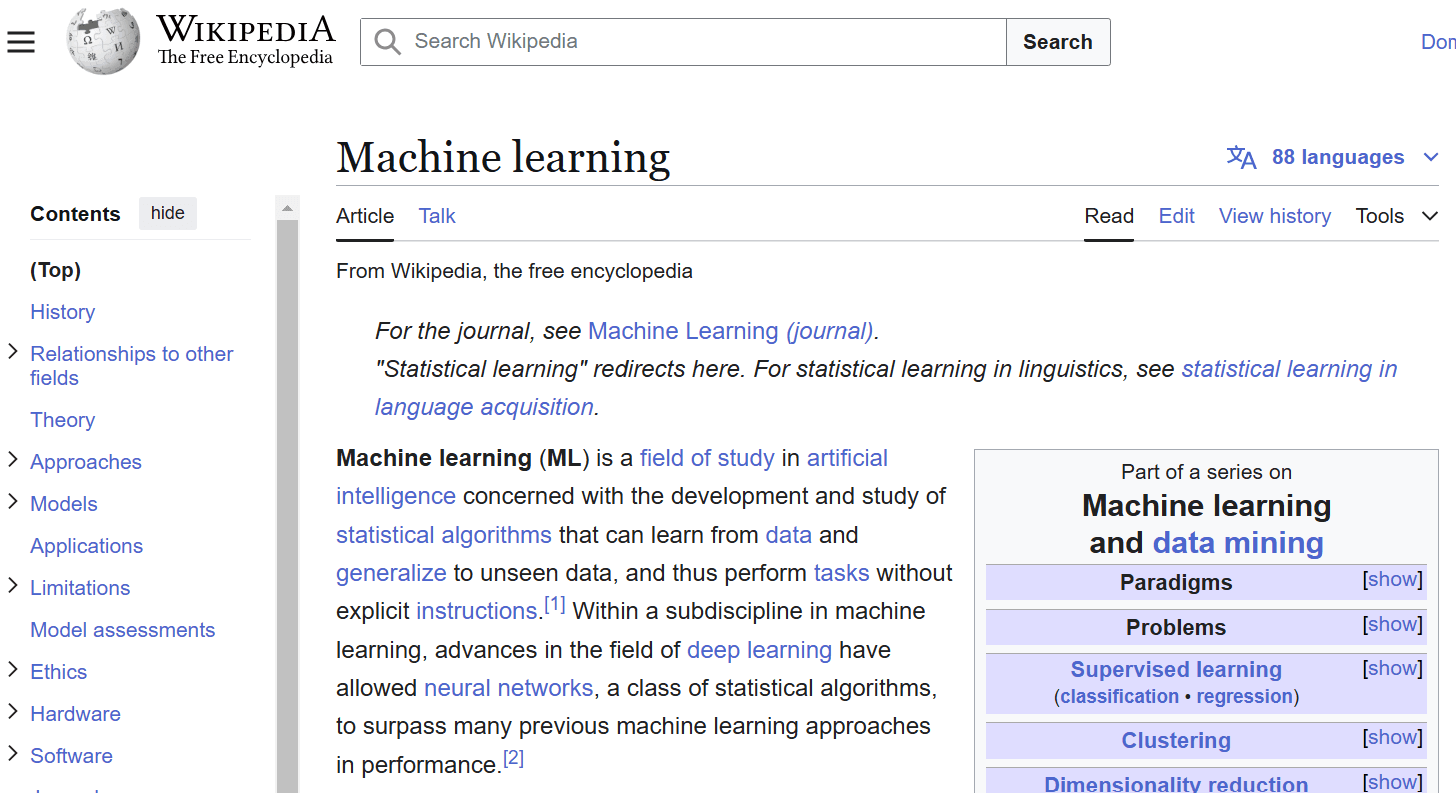 Wikipedia Search Engine